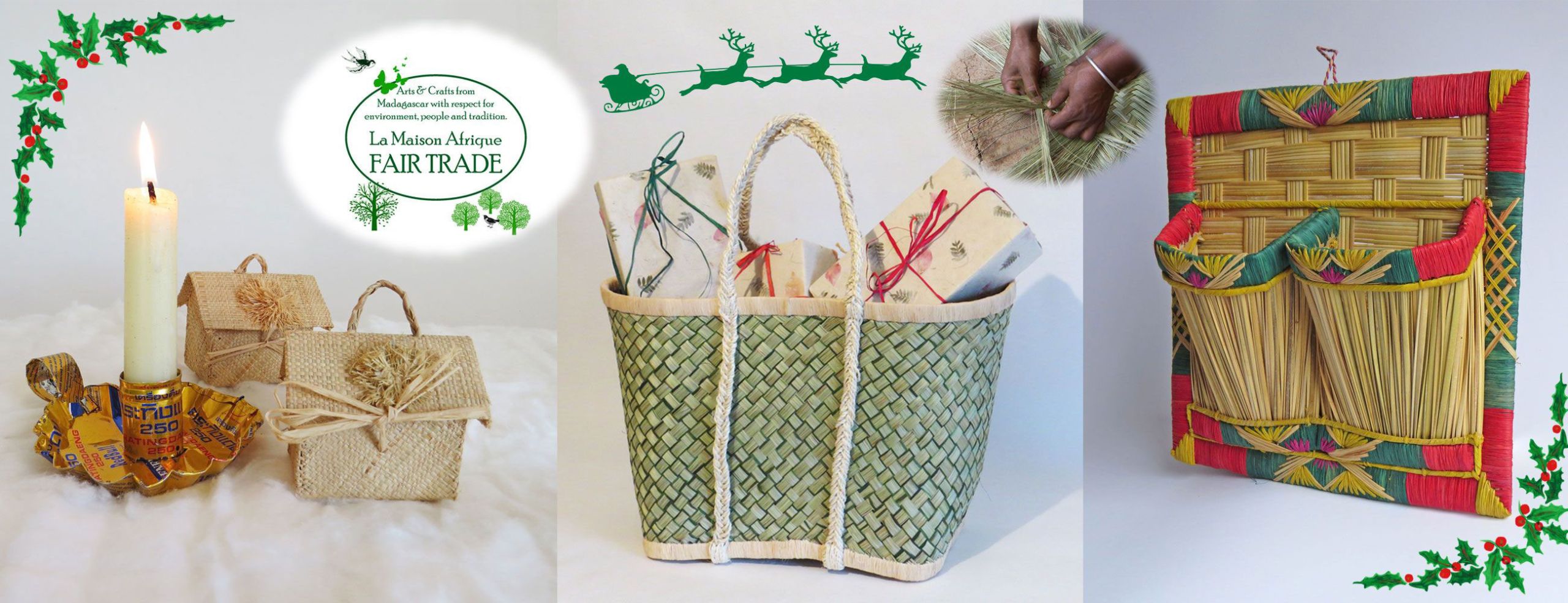 La Maison Afrique FAIR TRADE handgjort till jul